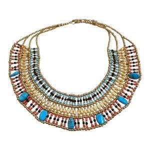 Egyptian Necklace Cleopatra Collar Design Costume Accessories Halloween